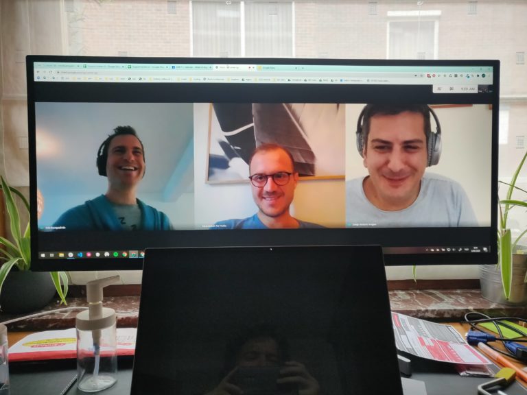 Het KampAdmin team in actie